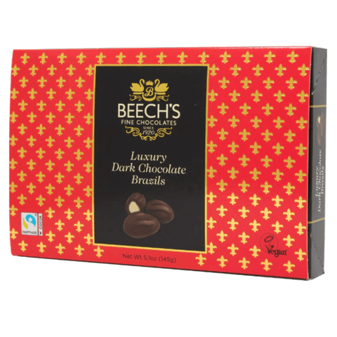 Beech's Luxury Dark Chocolate Brazils 145g - 6 x 145g Boxes