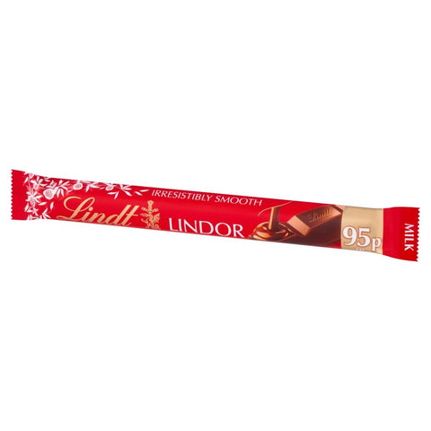 Lindt Lindor Milk Chocolate Bar 38g 95p PMP - 24 x 38g Bars