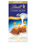 Lindt Classic Recipe Milk Caramel Sea Salt Chocolate Bar 100g £1.95 PMP - 8 x 100g Bars