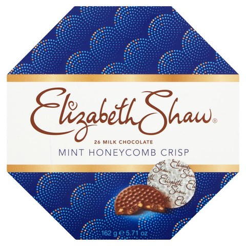 Elizabeth Shaw 26 Milk Chocolate Mint Honeycomb Crisp 162g