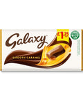 Galaxy Smooth Caramel & Milk Chocolate Block Bar £1.25 PMP 135g - 24 x 135g Bars