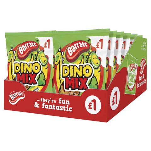 Barratt Fun & Fantastic Dino Mix 100g £1 PMP - 12 x 100g Bags