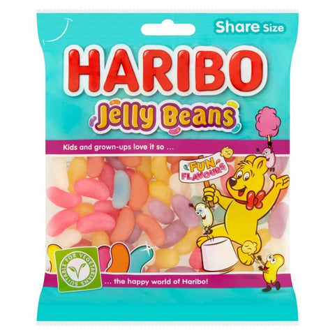 Haribo Jelly Beans Bag 140g - 12 x 140g Bags