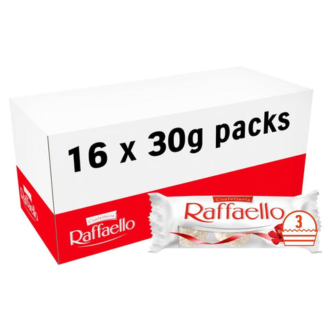 Raffaello 3 Pieces Pack 30g - 16 x 30g Packs