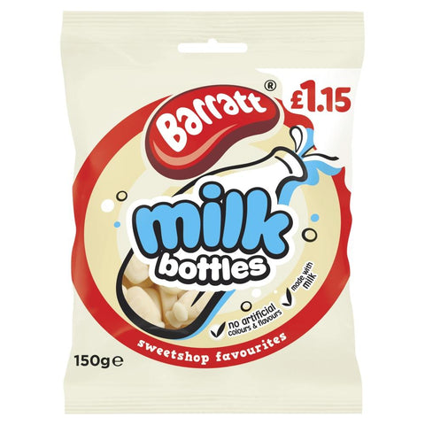 Barratt Milk Bottles 150g £1.15 - 12 x 150g Bags