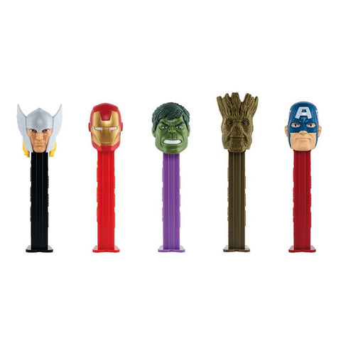 Pez Marvel Avengers 1+2 Impulse Packs 17g - 12 x 17g Packs