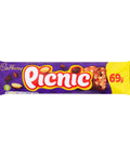 Cadbury Picnic Chocolate Bar 69p PMP 48.4g - 36 x 48.4g Bars