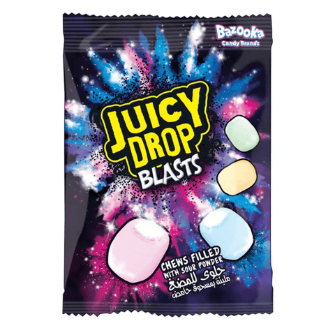 Bazooka Juicy Drop Blast Bags 45g - 24 x 45g Bags