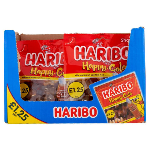 Haribo Happy-Cola 140g £1.25 PMP - 12 x 140g Bags