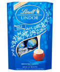 Lindt Lindor Milk & White Chocolate Truffles Box 200g