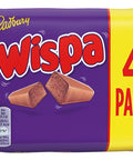 Cadbury Wispa Chocolate Bar 4 Pack 94.8g - 11 x (4 x 23.7g)