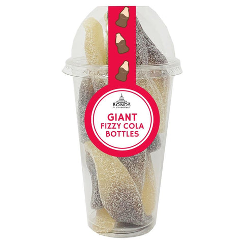 Bonds Giant Fizzy Cola Bottles Candy Cup 260g - 8 x 260g Cups