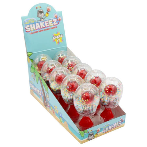 Crazy Candy Factory Shakeez Lollipop 22g - 10 x 22g Lollipops