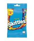 Skittles Vegan Chewy Sweets Tropical Fruit Flavoured Treat Bag £1.35 PMP 109g - 14 x 109g Bags