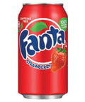 Fanta Strawberry Soda Cans 355ml - 12 x 355ml Cans