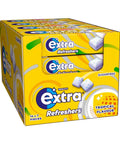 Extra Refreshers Tropical Flavour Sugarfree Chewing Gum Handy Box 7 Pieces - 16 x 19g Boxes