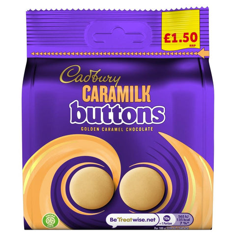 Cadbury Caramilk Golden Caramel Buttons Chocolate Bag £1.50 PMP 85g - 10 x 85g Bags