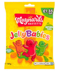 Maynards Bassetts Jelly Babies Sweets Bag 130g £1.35 PMP - 10 x 130g Bags