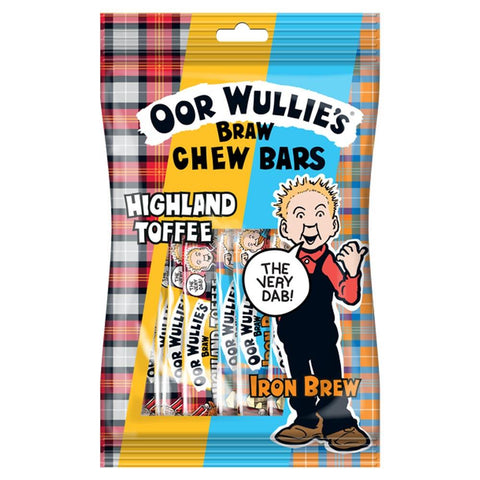 Oor Wullie's Braw Chew Bars Bag 150g - 12 x 150g