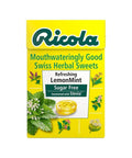 Ricola Lemon Mint Swiss Herbal Sugar Free Sweets 45g - 20 x 45g Boxes