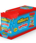 Millions Squishies Strawberry and Bubblegum Bag 130g - 12 x 130g Bags