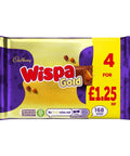 Cadbury Wispa Gold Chocolate Bar 4 Pack Multipack £1.25 PMP 134g - 11 x (4 x 33.5g Bars)