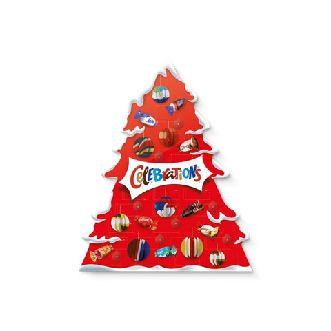 Celebrations Chocolate Christmas Tree Advent Calendar 215g