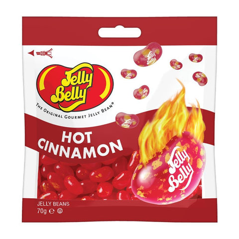 Jelly Belly Hot Cinnamon Jelly Beans Bag 70g - 12 x 70g Bags