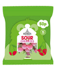 Bonds Sour Cherries Treat Bags 50g 50p PMP - 20 x 50g Bags