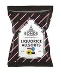 Bonds Liquorice Allsorts Bag 130g - 12 x 130g Bags