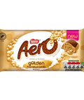 Aero Golden Honeycomb Chocolate Sharing Bar 90g - 15 x 90g Bars