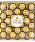 Ferrero Rocher Milk Chocolate Hazelnut Pralines Gift Box of Chocolates 24 Pieces 300g