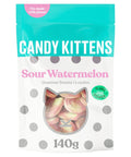 Candy Kittens Sour Watermelon Gourmet Sweets Pouch 140g - 10 x 140g Bags