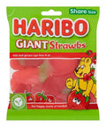 Haribo Giant Strawbs Share Bag 160g - 12 x 160g Bags