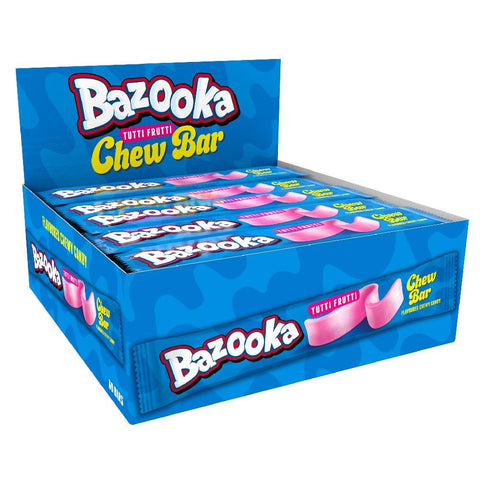 Bazooka Tutti Frutti Chew Bar 14g - 60 x 14g Bars