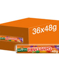 Rowntree's Fruit Gums Vegan Friendly Sweets Tube 43.5g - 27 x 43.5g Rolls