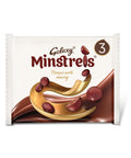 Galaxy Minstrels Milk Chocolate Buttons 3 Pack Multipack 126g - 12 x (3 x 42g) Multipacks