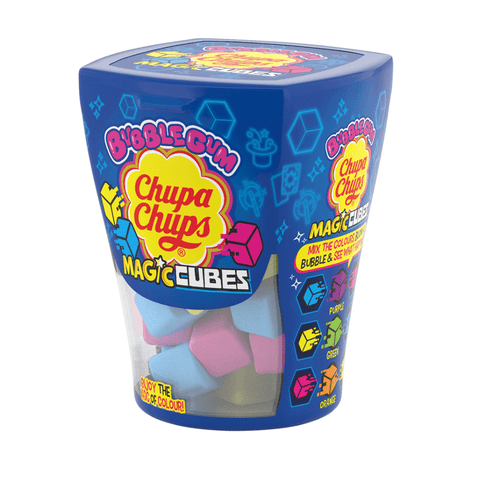 Chupa Chups Bubblegum Magic Cubes 86g - 10 x 86g Bottles