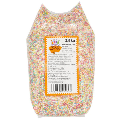 Kingsway Sugar Strands 2.5kg