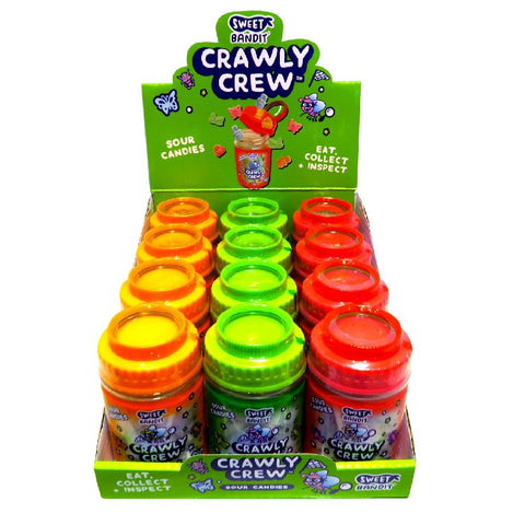 Sweet Bandit Crawly Crew Sour Candies 70g - 12 x 70g Packs