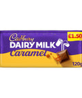 Cadbury Dairy Milk Caramel Chocolate Bar 120g £1.50 PMP - 16 x 120g Bars