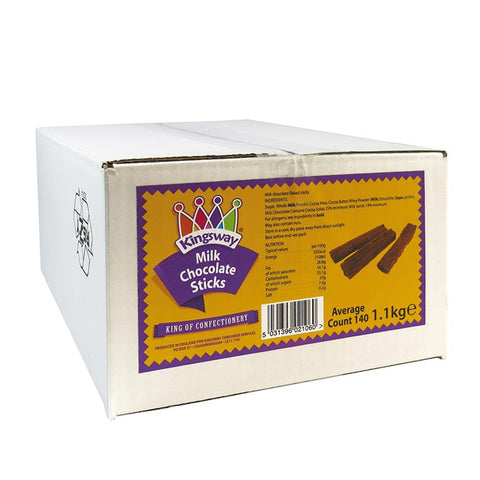 Kingsway Milk Chocolate Sticks 1.1kg