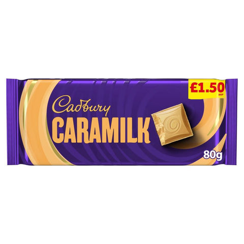 Cadbury Caramilk Golden Caramel Chocolate Bar 80g £1.50 PMP - 26 x 80g Bars