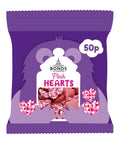 Bonds Pink Hearts Treat Bags 40g 50p PMP - 20 x 40g Bags