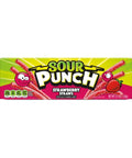 Sour Punch Strawberry Straws 128g - 24 x 128g Packs