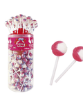 Vidal Lotta Lollies Strawberry & Cream Lollipops 150 Pack