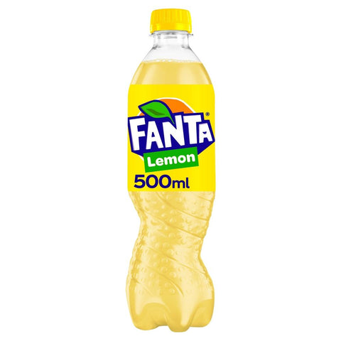 Fanta Lemon Bottles 500ml - 12 x 500ml Bottles