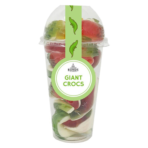 Bonds Giant Crocs Candy Cup 285g - 8 x 285g Cups