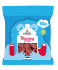 Bonds Fizzy Strawberry Bites Treat Bags 50g 50p PMP - 20 x 50g Bags