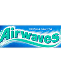 Airwaves Menthol & Eucalyptus Sugarfree Chewing Gum 10 Pieces - 30 x 14g Packs